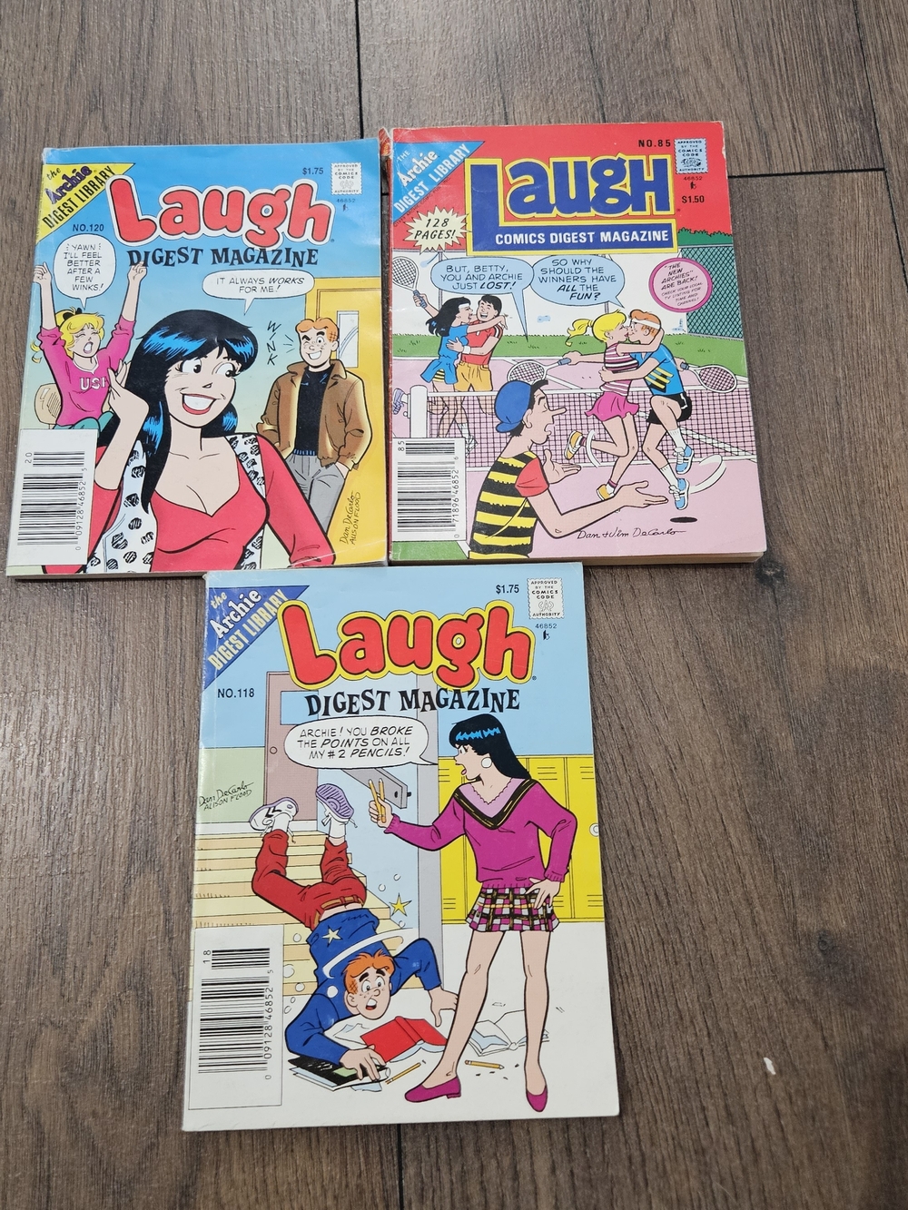 Lot of Three Archie Laugh Digest Magazines